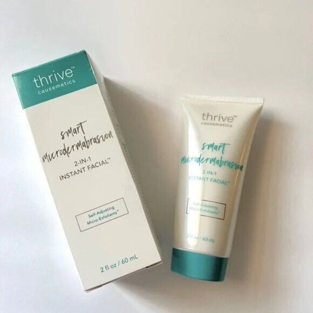 Thrive Causemetics Smart Microdermabrasion 2-in-1 Instant Facial Micro Exfoliant